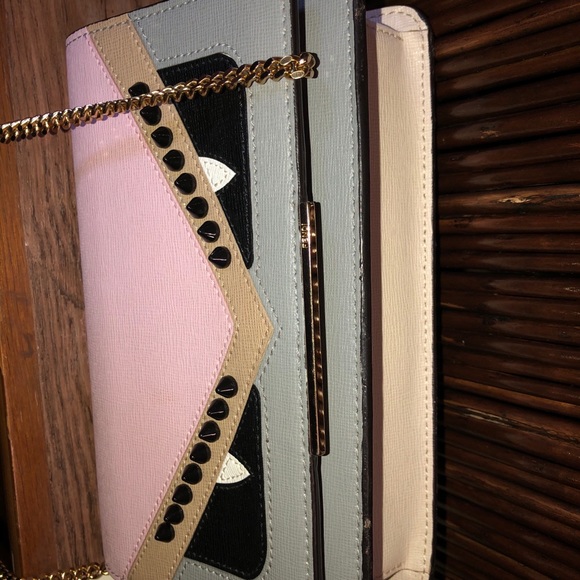 Authentic Fendi Wallet On Chain Monster Pink - Picture 11 of 17